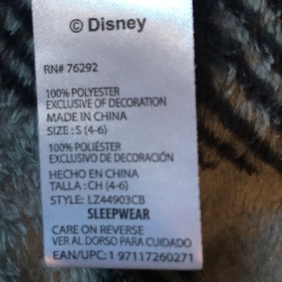 Disney the Nightmare before Christmas Jack Skeleton one piece jumpsuit Sz 4/6 - Picture 13 of 14